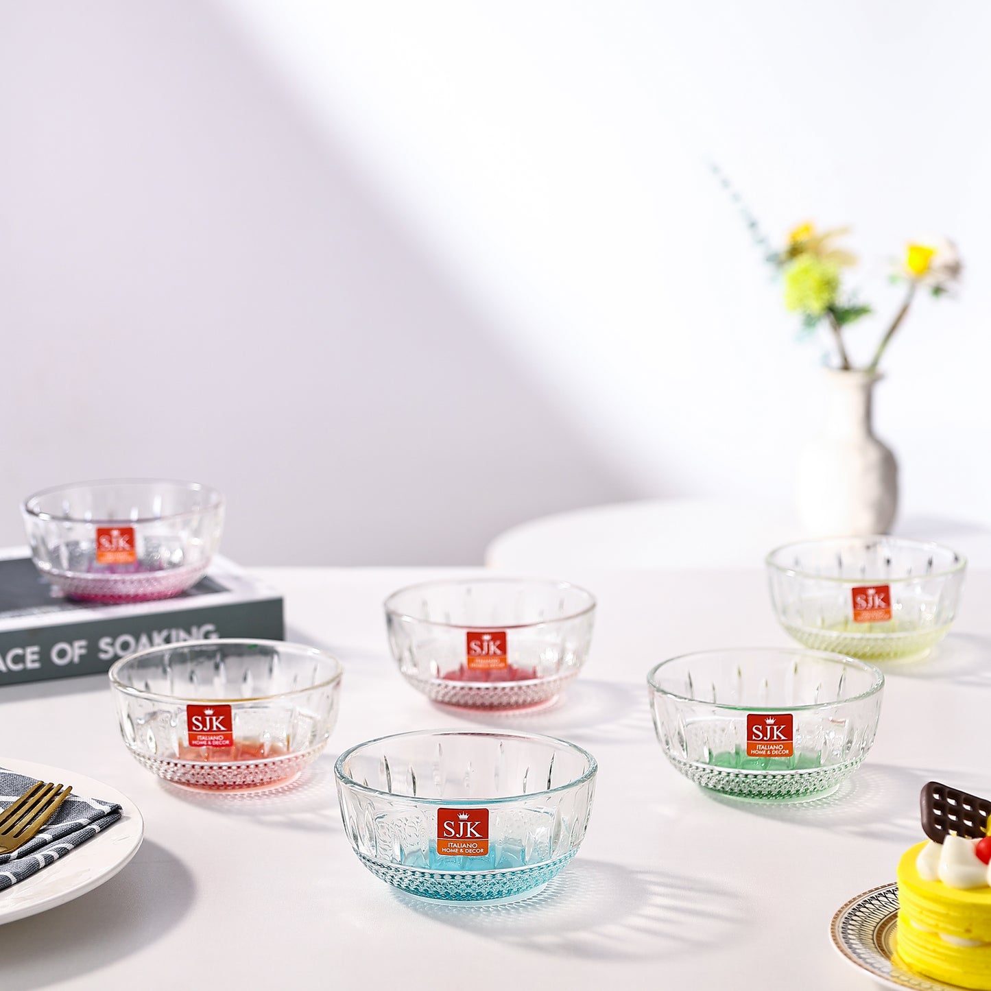 Oslo Coloured Bowl 300 ML - Set of 6 Pcs