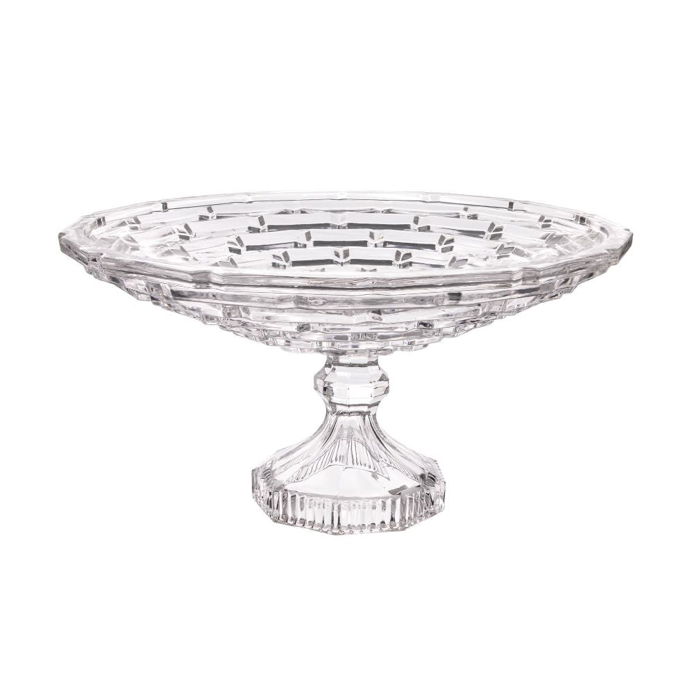 Bohemia Crystal Footed Bowl 33 cm Set of 1 Pc