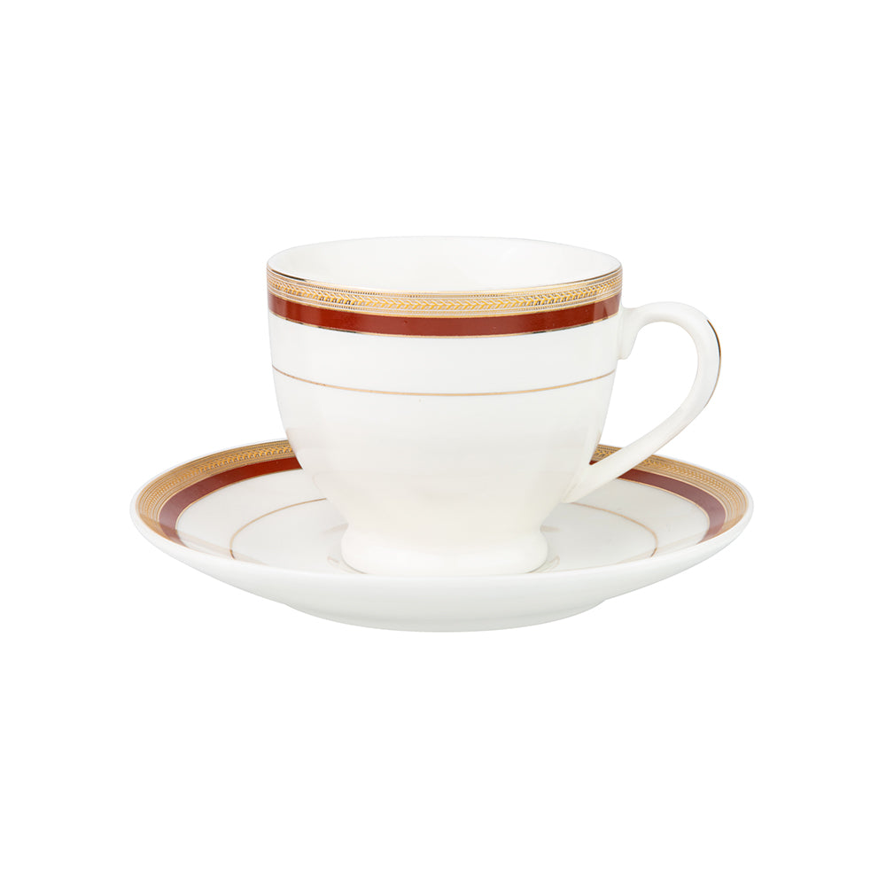 Cup & Saucer 180 Ml - Set of 12 Pcs