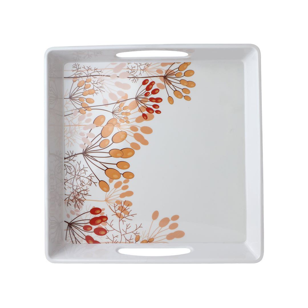 Gardenia Melamine Tray Large – Set of 2 Pcs – Design No. 601