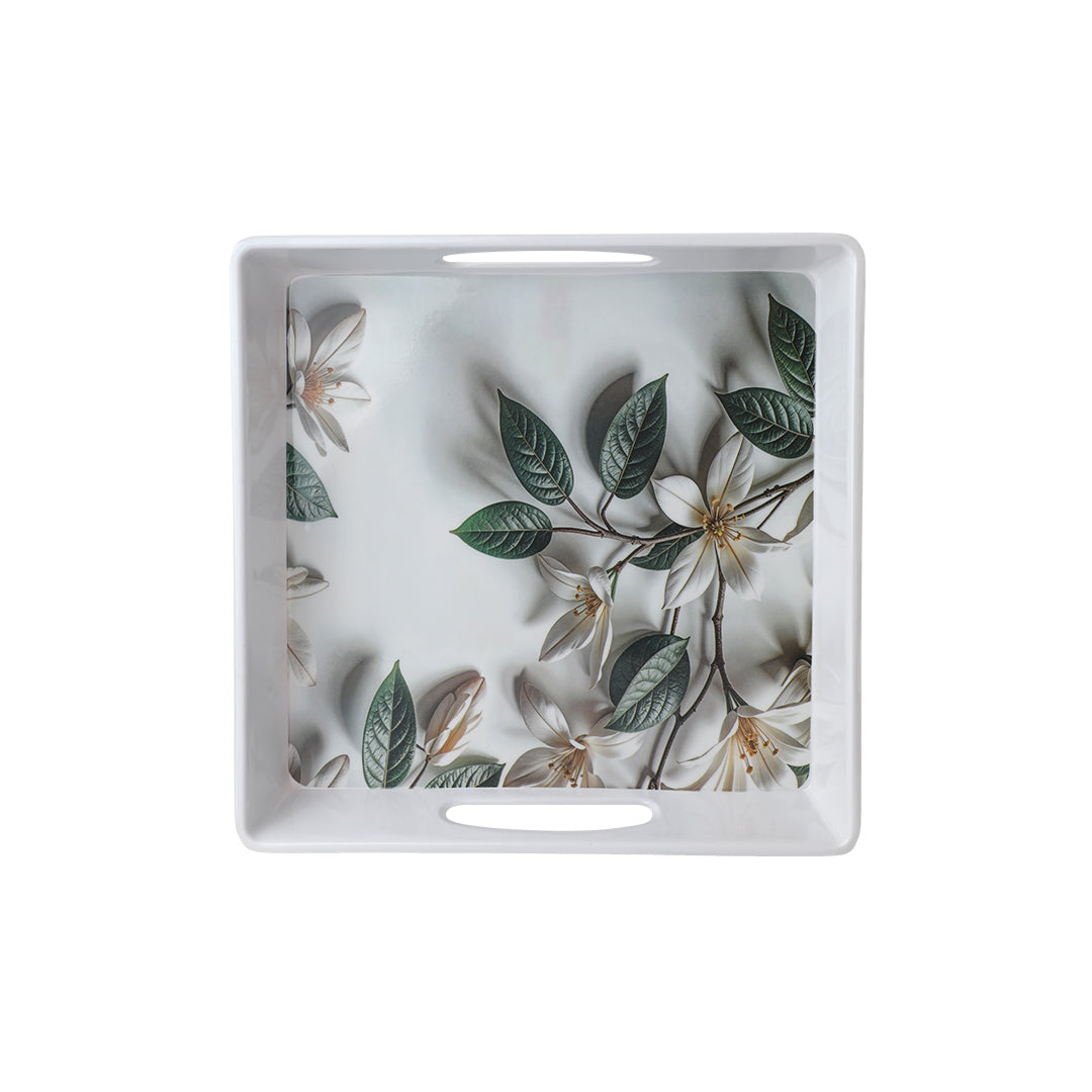 Gardenia Melamine Tray Medium – Set of 2 Pcs – Design No. 605