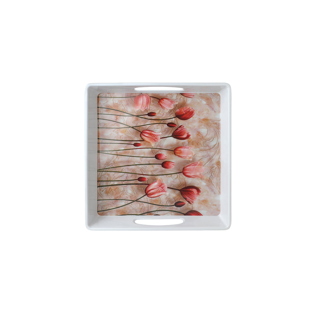 Gardenia Melamine Tray Small – Set of 2 Pcs – Design No. 604