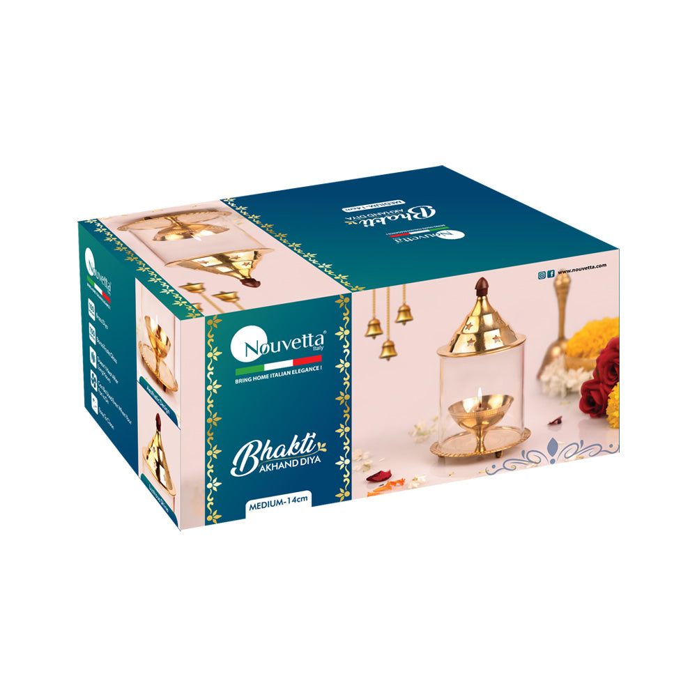 Bhakti Akhand Diya Medium (14cm)