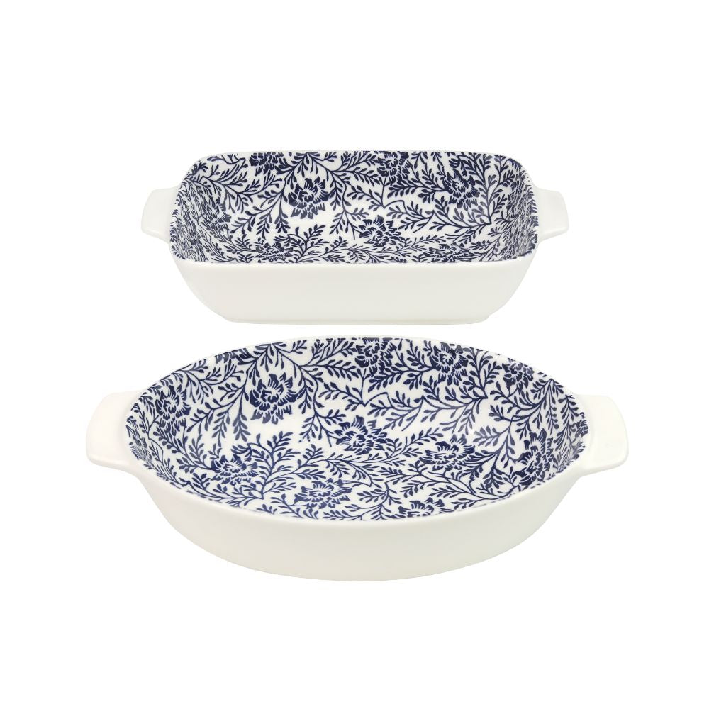 Sparton Platter With Handle Set Of 2 Pc