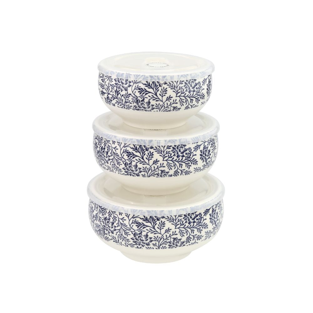 Sparton Bowl With Lid 400 Ml+600 Ml+1000 Ml Set Of 3 Pc