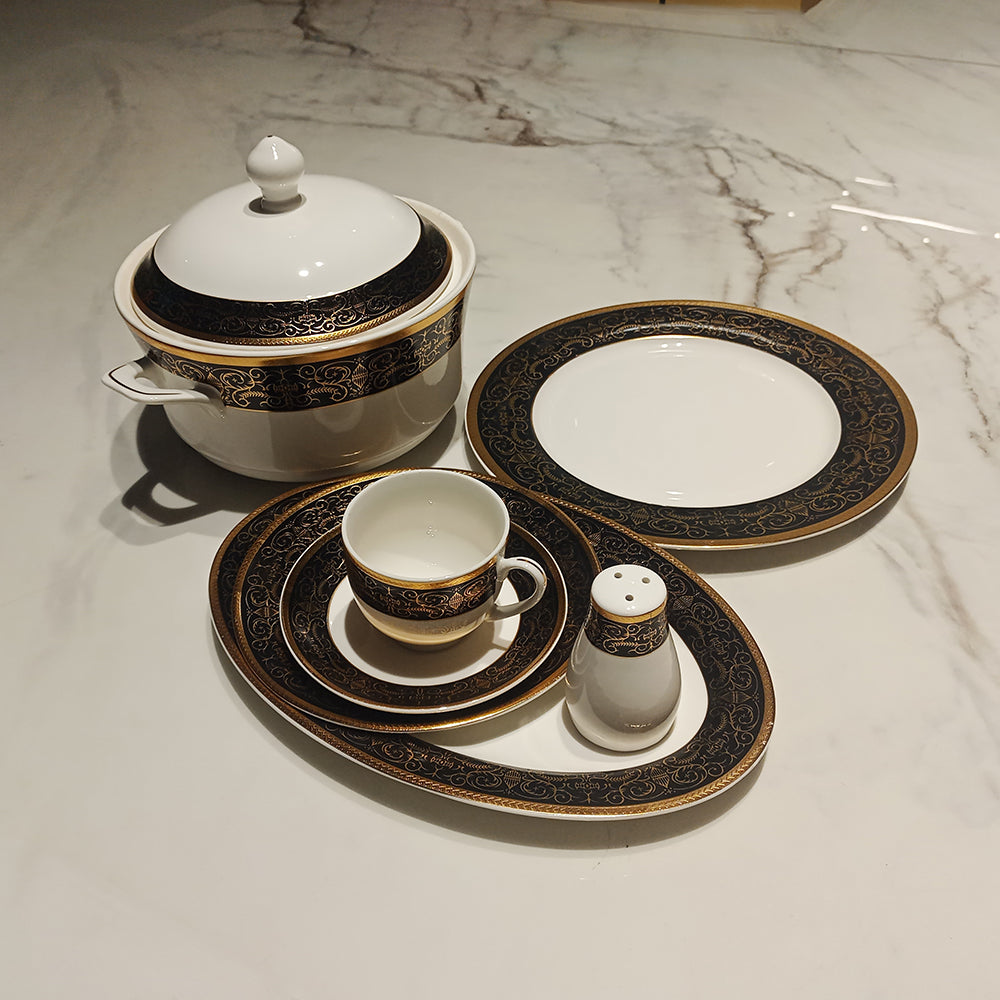 82PC Round Bone China Dinner Set - Main Image