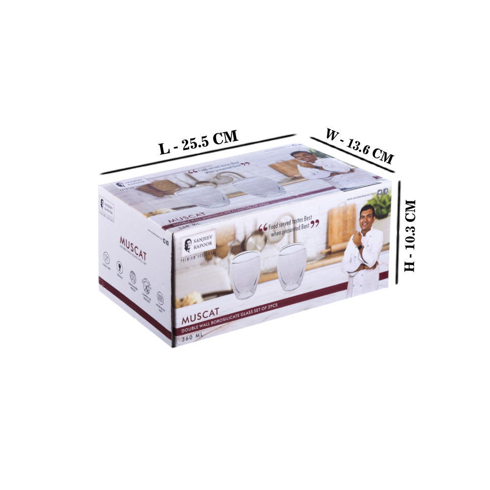 Muscat Double Wall Glass