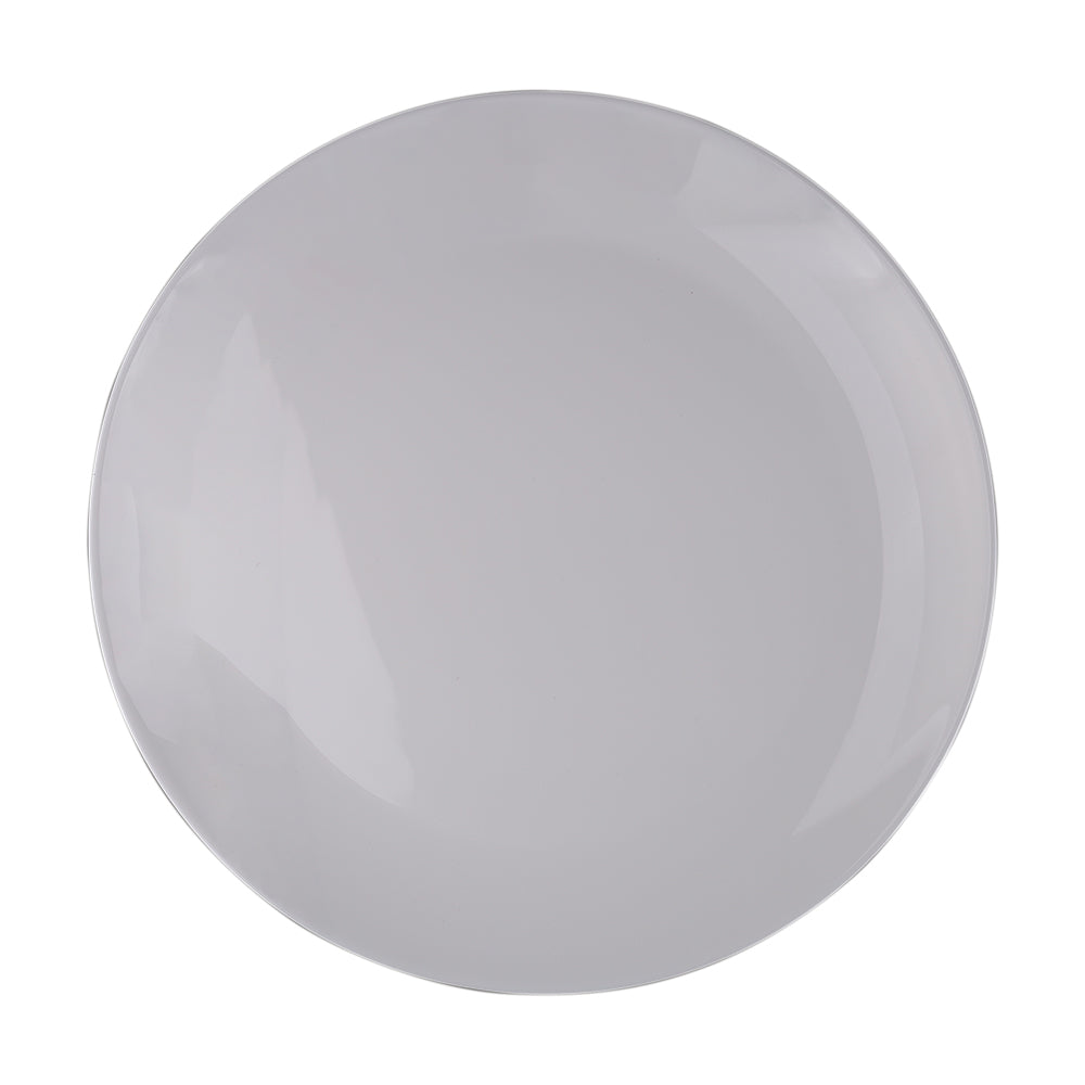 White Corelle Shape Dinner Plate 10.75" - Set of 1 Pc