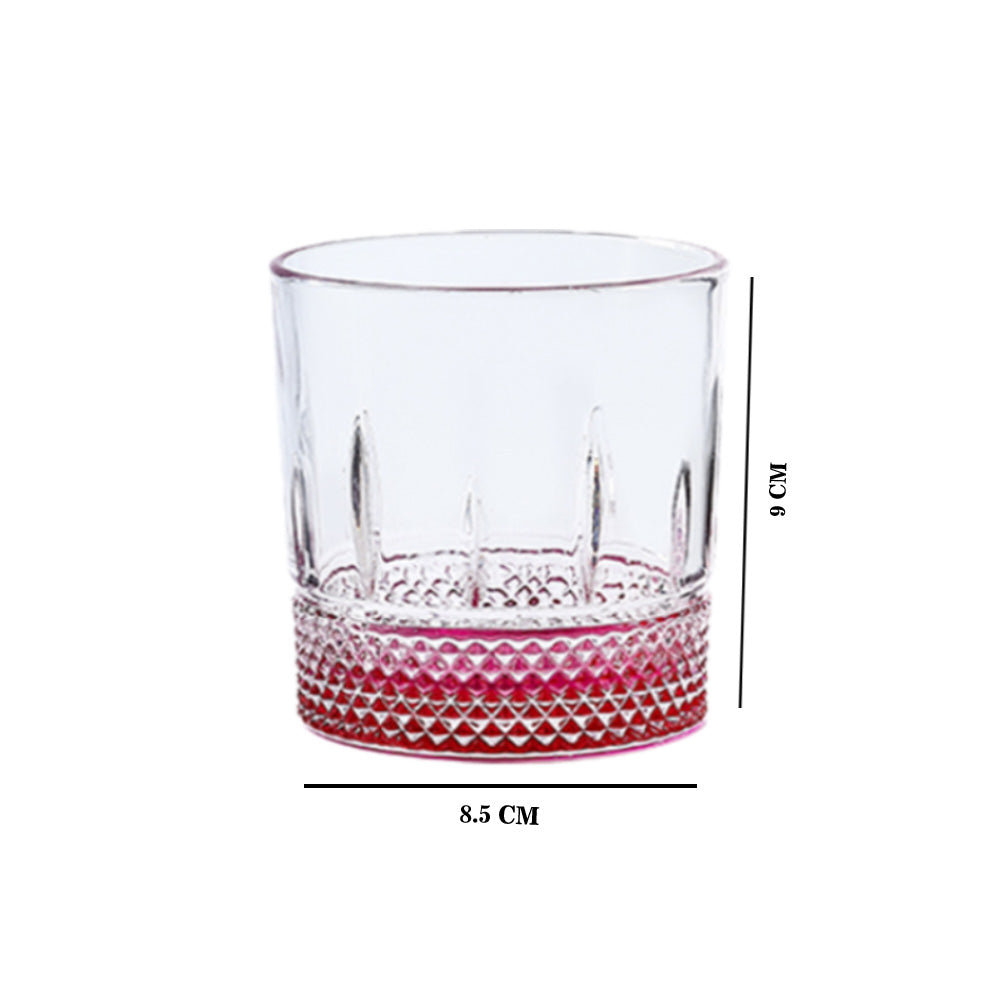 Oslo Whisky Coloured Glass 330 ML - Set of 6 Pcs