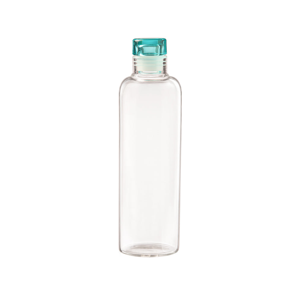 Verona Borosilicate Round Bottle with Lid - 750 ML - Sea Green