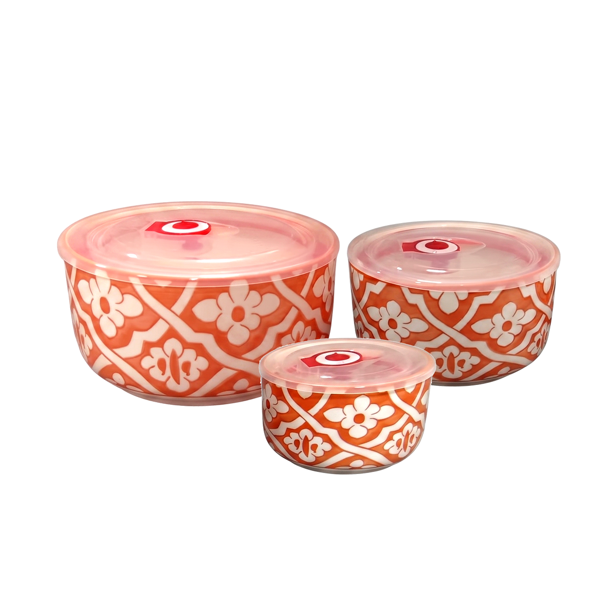Orion Bowl Set With Pp Lid - Set Of 3 Pc
