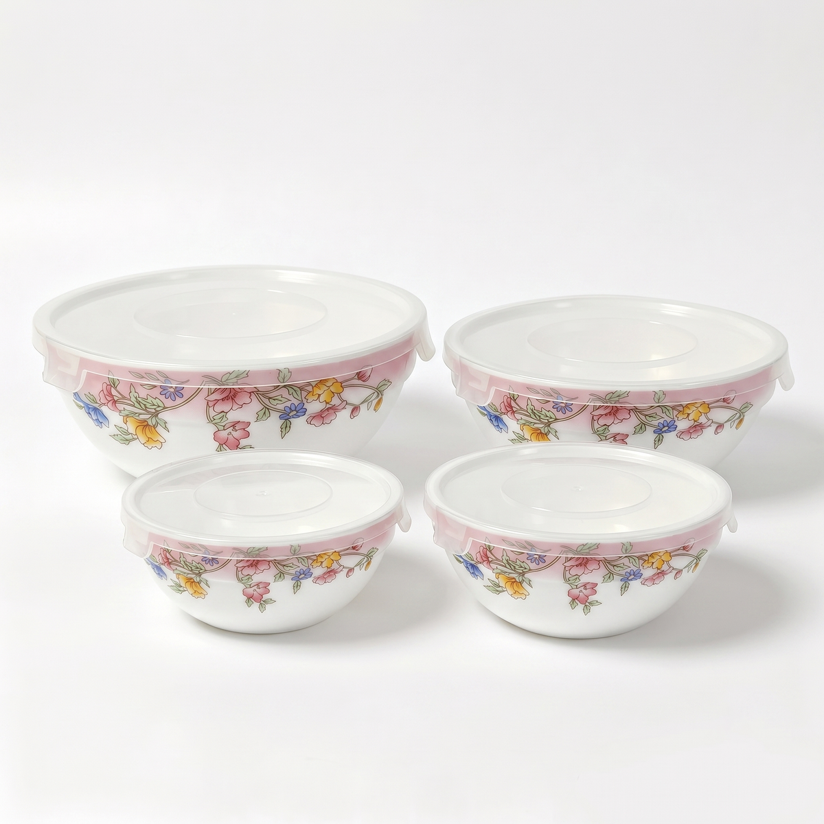 Covel Opalware Casserole Set - Set of 4 Pc