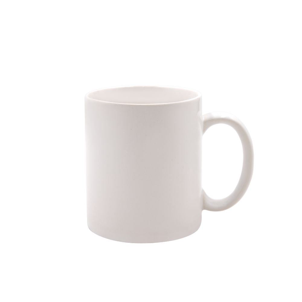 Elegant Milk Mug - 320ml Set of 1 Pc - White