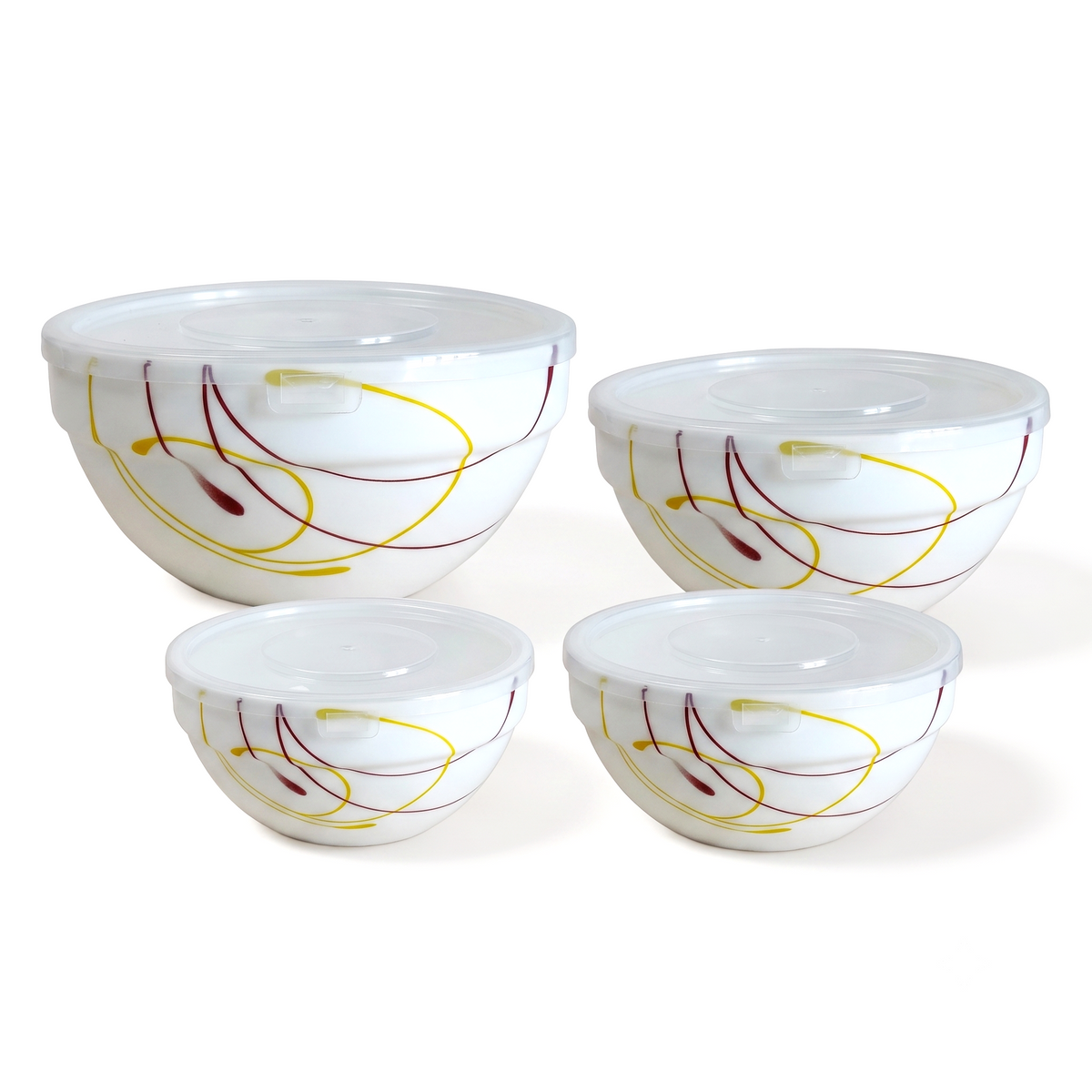 Perish Opalware Casserole Set - Set Of 4 Pc
