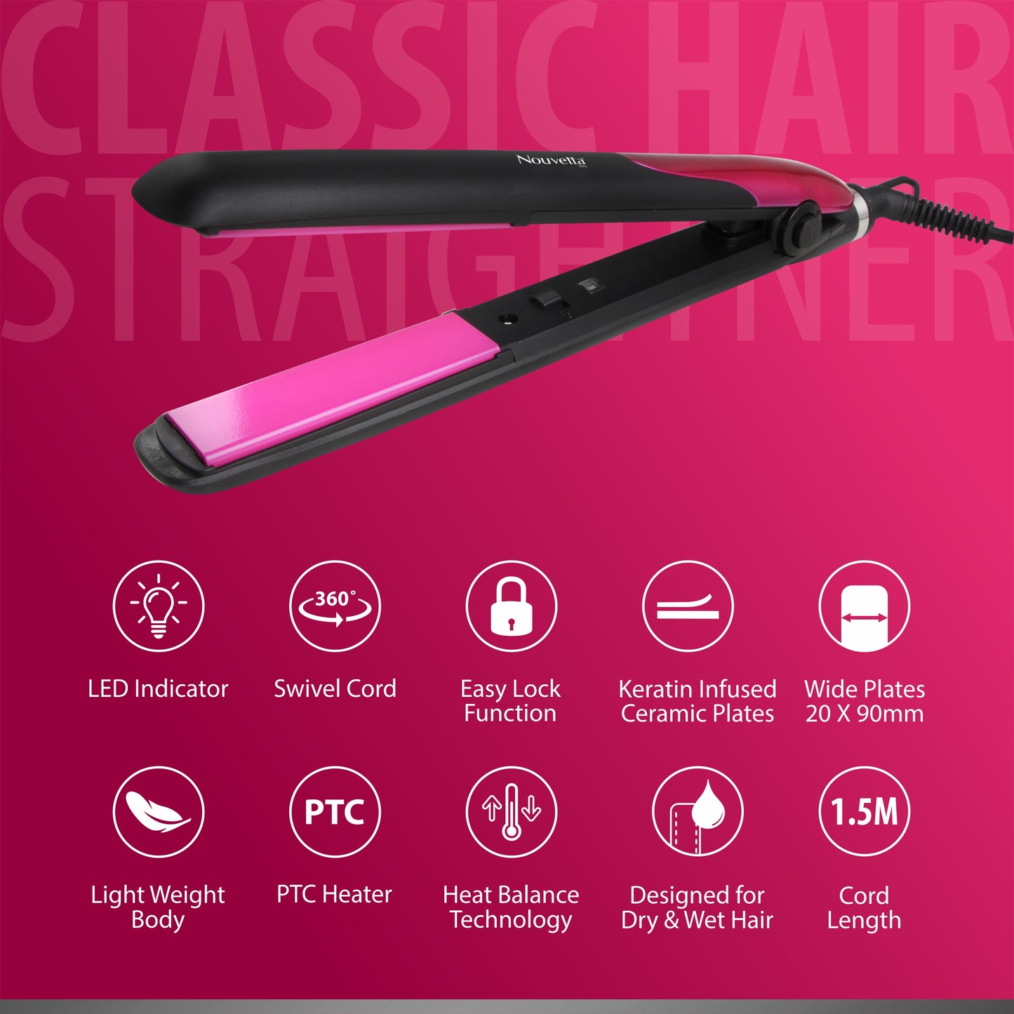 Classic Hair Straightener