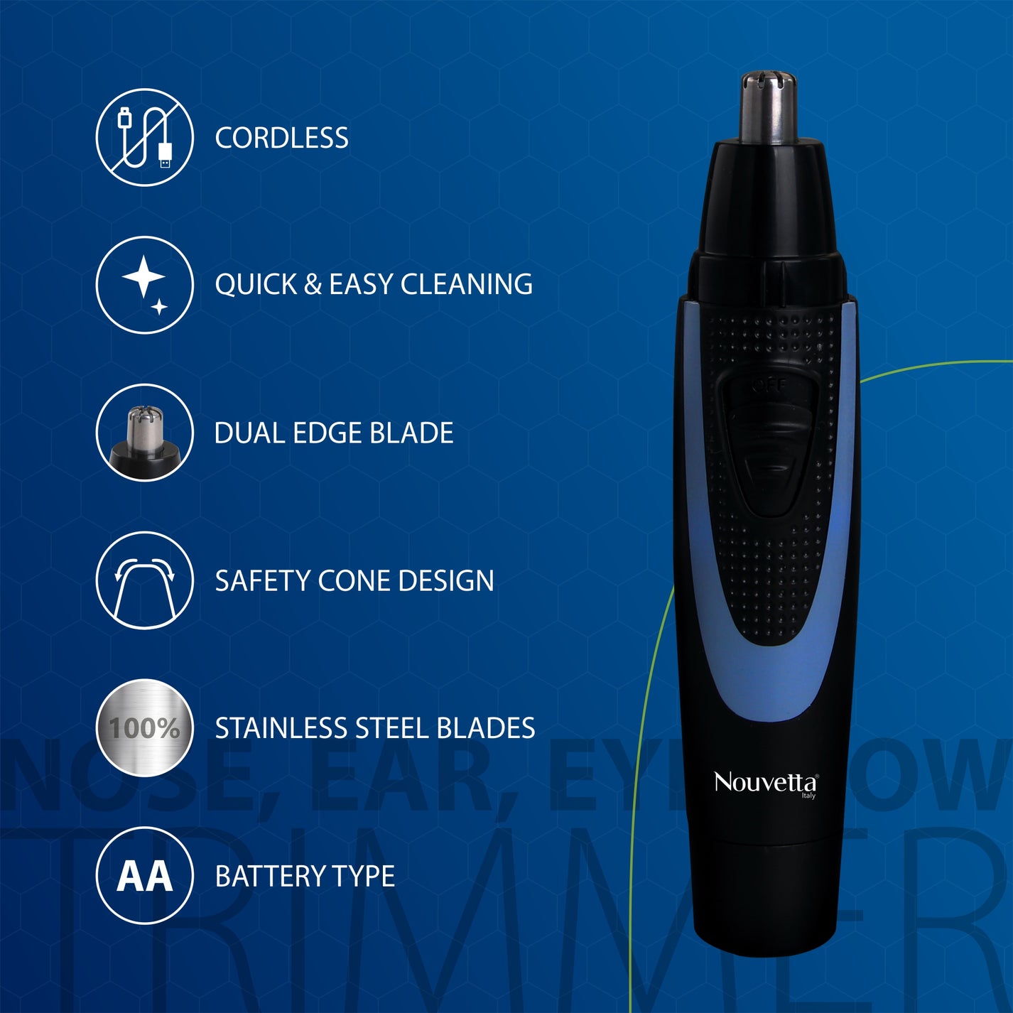 Premium Nose, Ear & Eyebrow Trimmer Raj Imports