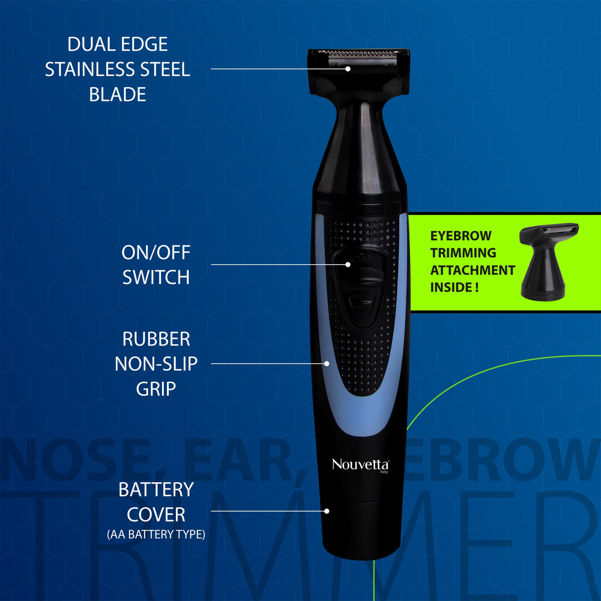 Premium Nose, Ear & Eyebrow Trimmer Raj Imports