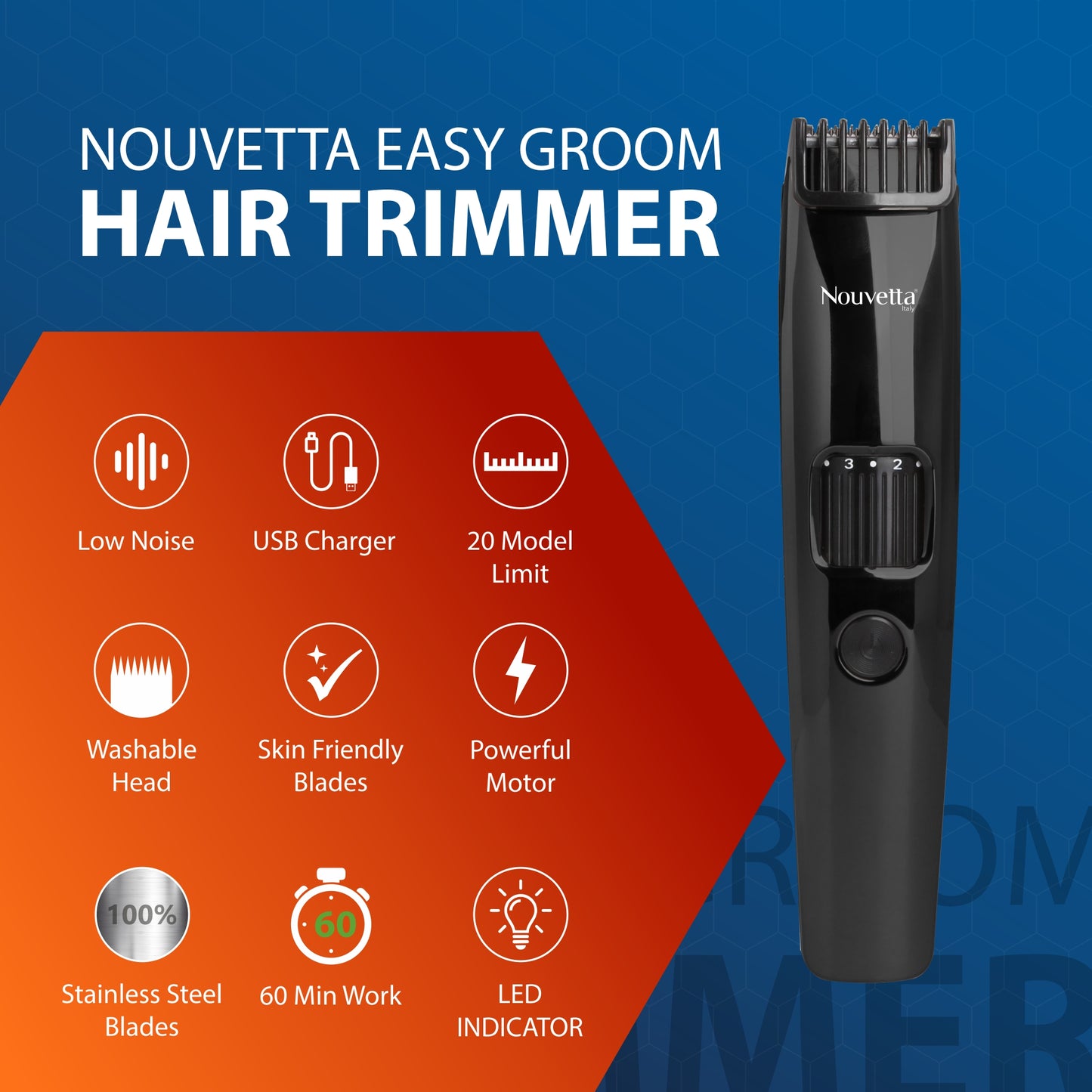 Easy Groom Cordless Hair Trimmer