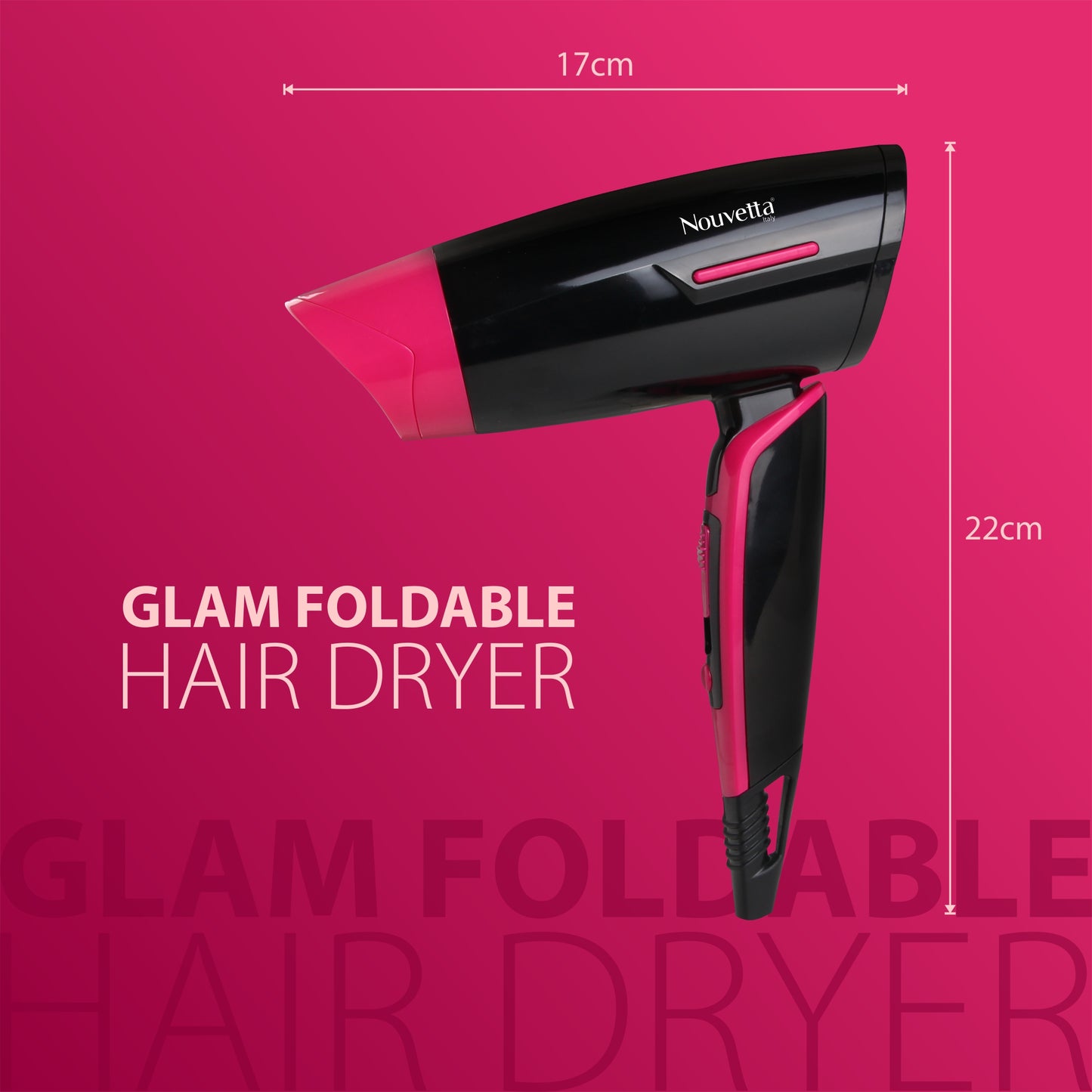 Glam Foldable Hair Dryer