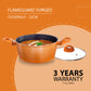 Flame Guard Forged Casserole with Lid - Copper 22 CM