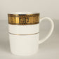 Premium Gold Collection Milk Mug Set 330ml Set Of 6 Pcs