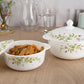 Harmony White Round Casserole