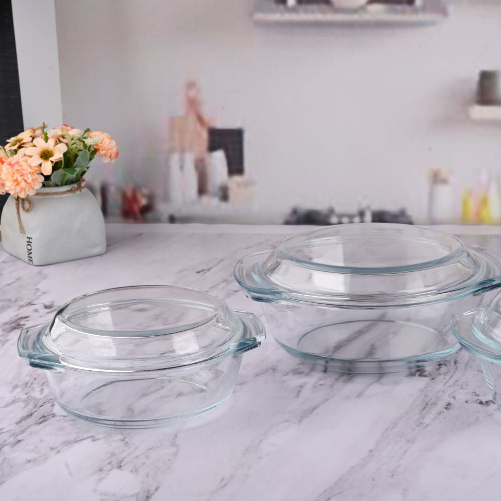 Tiva Round Casserole Set 1 pc- 700ml