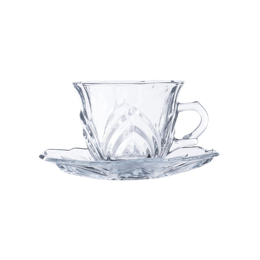 Tiara Cup & Saucer - 155 ML, Set of 12 PCS