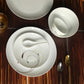 33 Pc White Corelle Shape Dinner Set - SKB2332