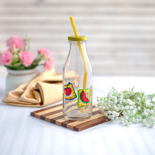 Round  Bottle   500 Ml - Set Of 1 Pc