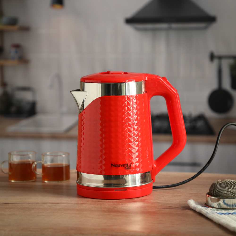 Electric Smart Kettle - Red 1.8 L - Set of 1 Pcs