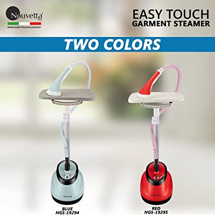 Easy Touch Garment Steamer - Blue & Red 1.6L 1800W