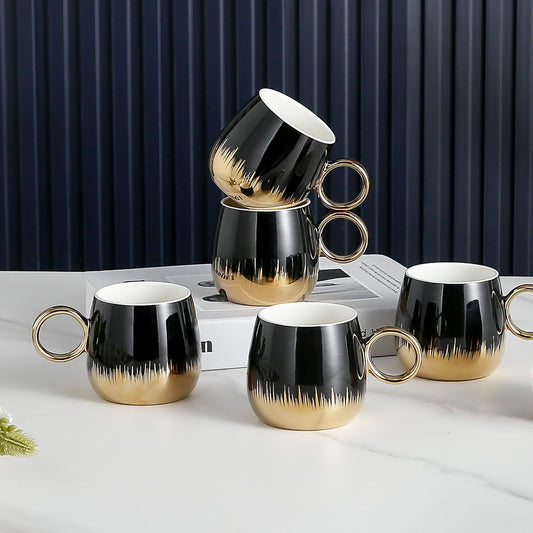 6 Pcs Mug Set - Black