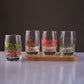 Decor Printed Juice Glass 265 ml - Set of 6 Pcs