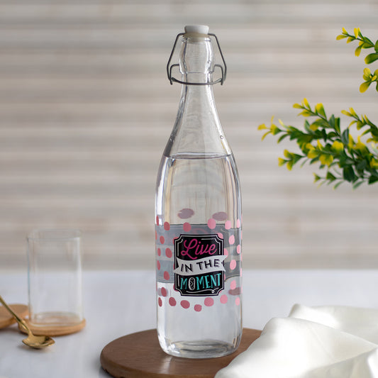 Bottle Pink 1 L - Set of 1 Pc