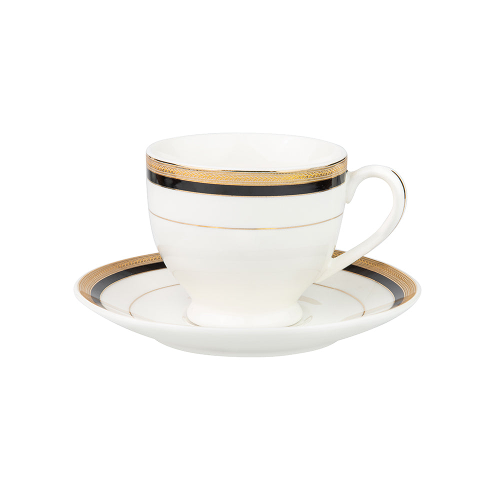 Cup & Saucer 180 Ml - Set Of 12 Pcs