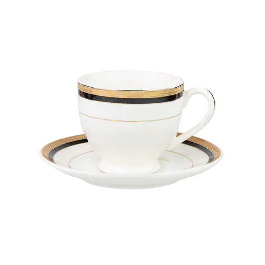 Cup & Saucer 180 Ml - Set Of 12 Pcs