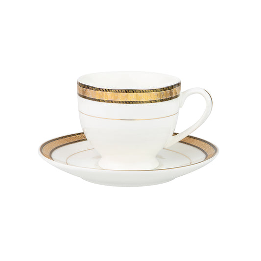 Cup & Saucer 180 Ml - Set Of 12 Pcs