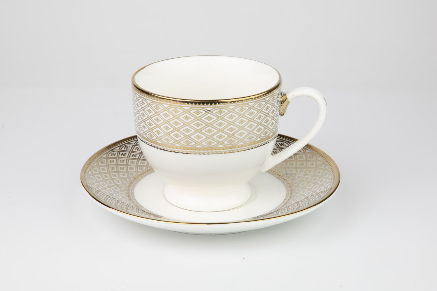 Cup & Saucer 180 Ml - Set Of 12 Pcs