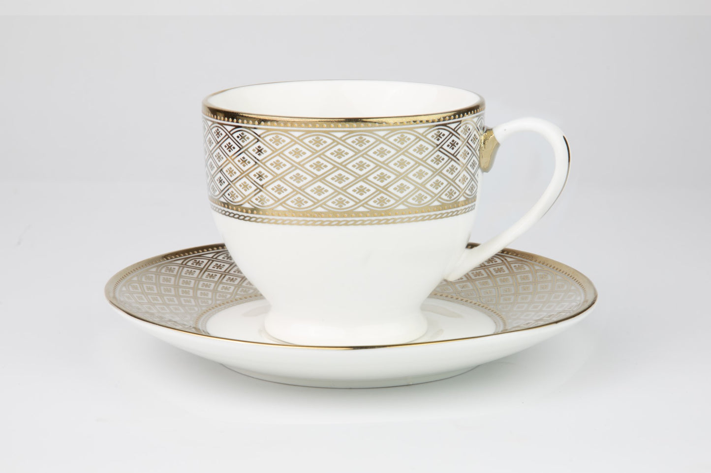 Cup & Saucer 180 Ml - Set Of 12 Pcs