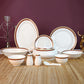 Round Bonechina Dinner Set Of 38Pcs