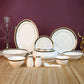 Round Bonechina Dinner Set Of 38Pcs
