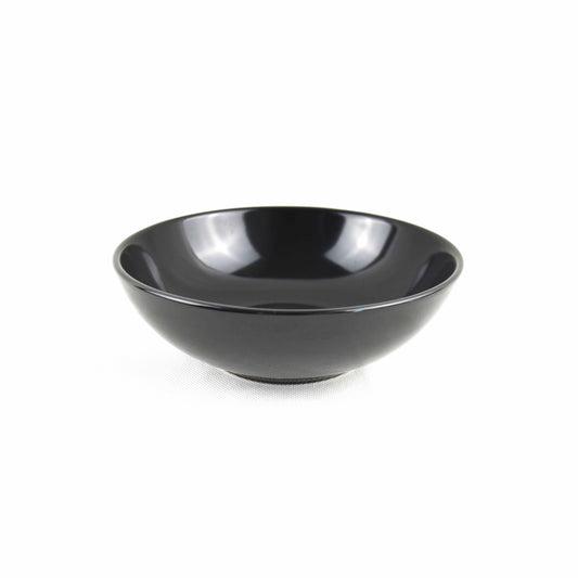 Sango Coupe Shape Serving Bowl 7" Set of 1 Pc - Black Glossy