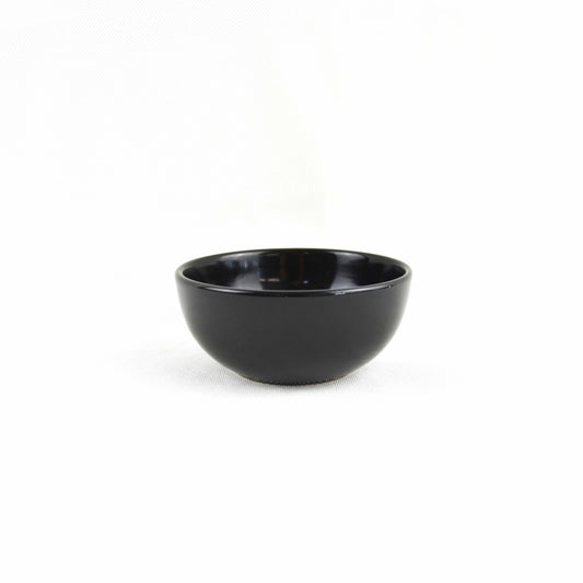 Sango Coupe Shape Veg Bowl 4" Set of 1 Pc - Black Glossy