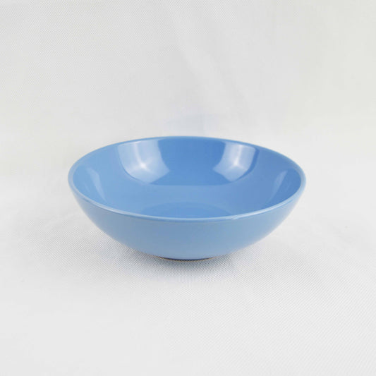 Sango Coupe Shape Serving Bowl 7" Set of 1 Pc - Blue Glossy