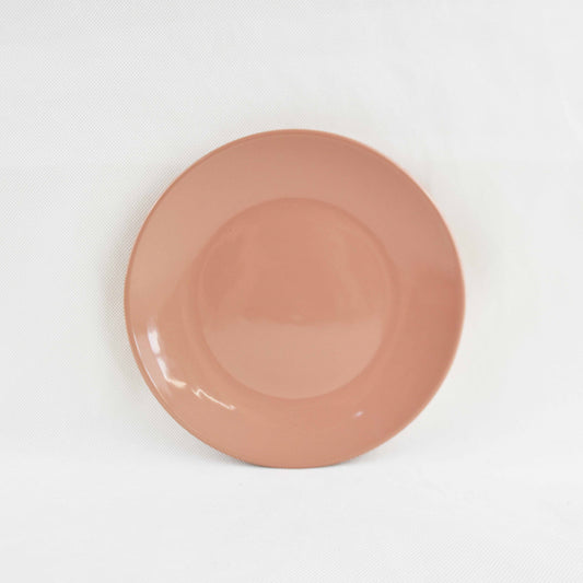 Sango Coupe Shape Quarter Plate 8" Set of 1 Pc - Pink Glossy