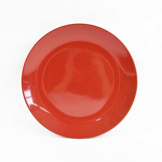 Sango Coupe Shape Dinner Plate 10.5" Set of 1 Pc - Red Glossy