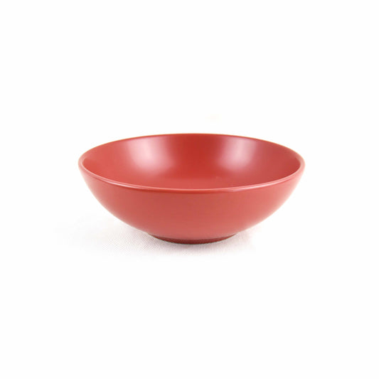 Sango Coupe Shape Serving Bowl 7" Set of 1 Pc - Red Matt