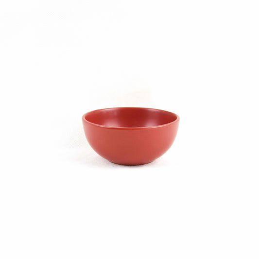 Sango Coupe Shape Veg Bowl 4" Set of 1 Pc - Red Matt