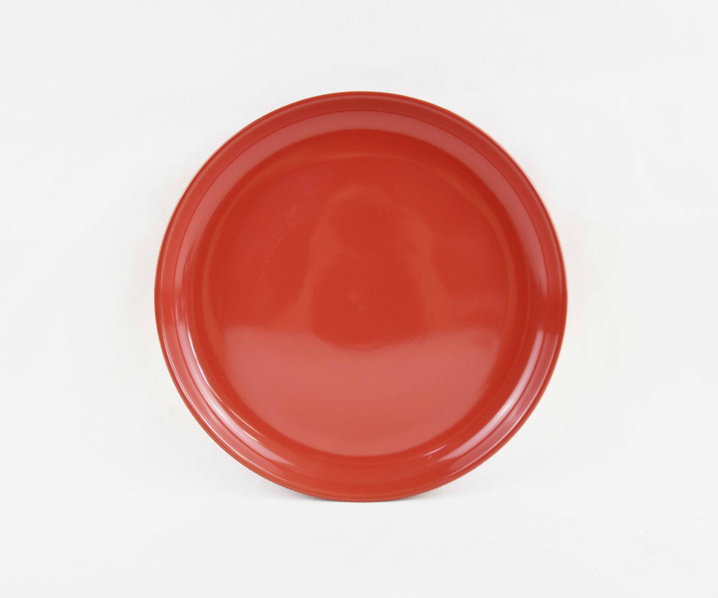 Zoro Straight Shape Dinner Plate 10.5" Set of 1 Pc - Red Glossy